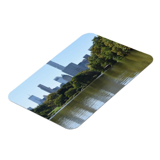 Central Park Lake New York City NYC Architecture Magnet (Left Side)