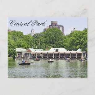 Central Park - Loeb Boathouse Postcard