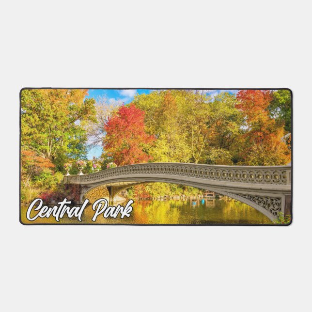 Central Park, Manhattan, New York, USA Desk Mat (Front)