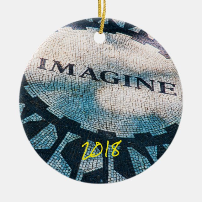 Central Park, New York Ceramic Ornament (Front)