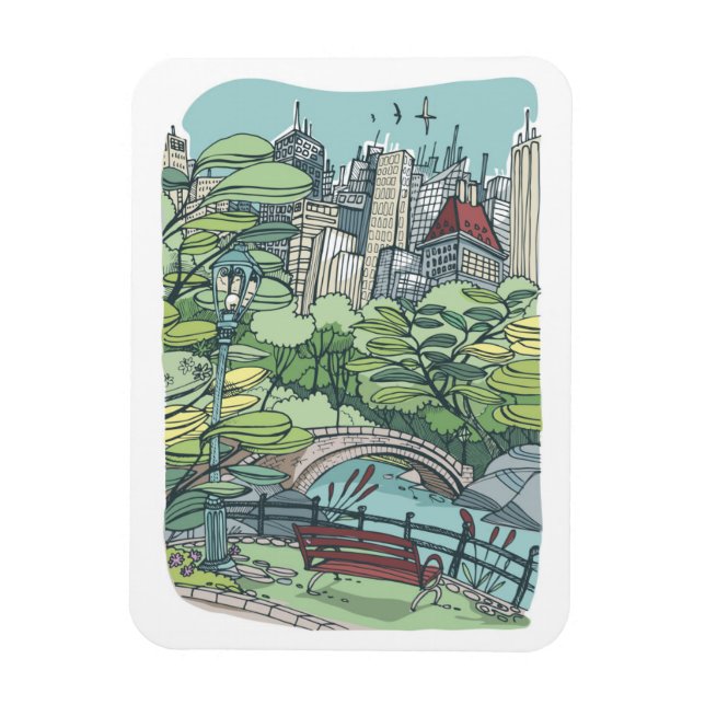 Central Park | New York City, NY Magnet (Vertical)