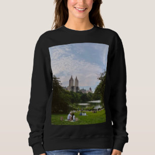 Central Park New York City Skyline & Lake Scenic  Sweatshirt