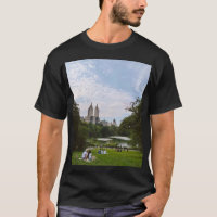 Central Park New York City Skyline & Lake Scenic 