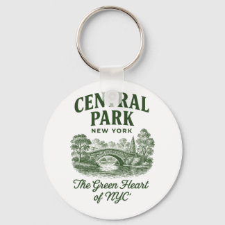 Central Park New York Keychain