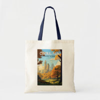 Central Park New York Travel Art Vintage