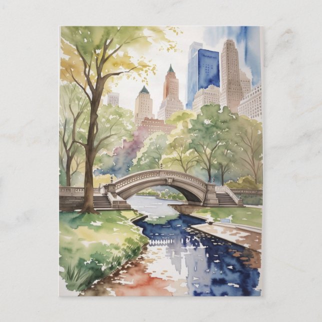 Central park, NY Postcard (Front)