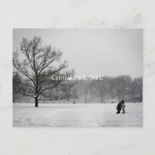 Central park, Postcard