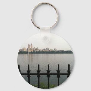 Central Park Reservoir New York City NYC Photo Keychain