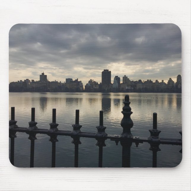 Central Park Reservoir New York City Sunrise NYC Mouse Pad (Front)