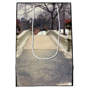 Central Park’s Bow Bridge Photo Medium Gift Bag