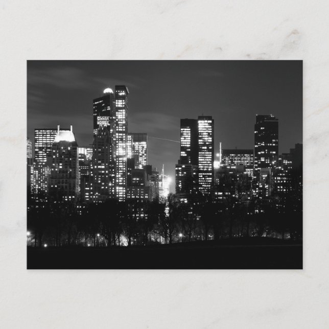 Central Park South Postcard (Front)