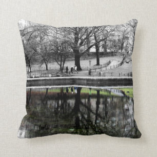 Central Park Tree Throw Pillow
