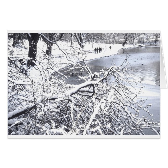 Central Park Winter Lake (Front Horizontal)