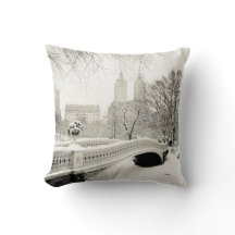 Central Park Winter - Snow on Bow Bridge