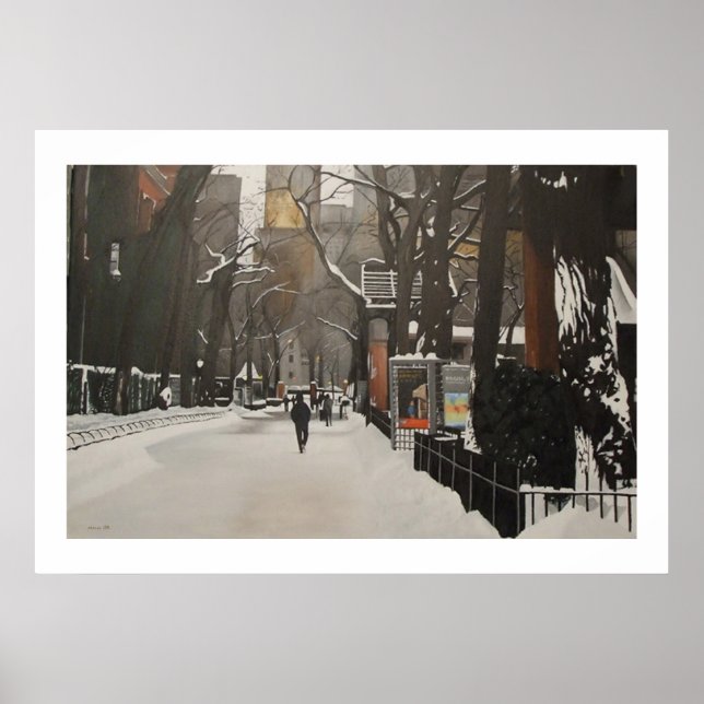 CENTRAL PARK ZOO IN THE SNOW POSTER (Front)