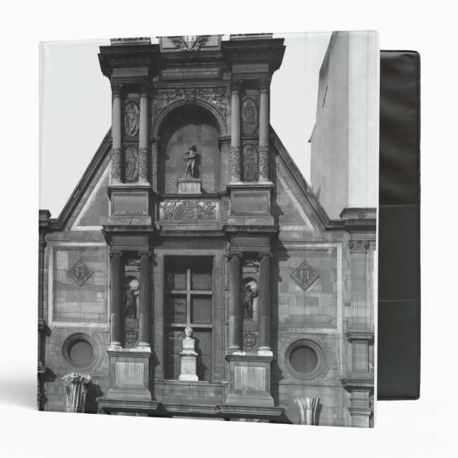 Central part of the main fa�ade binder (Front/Inside)