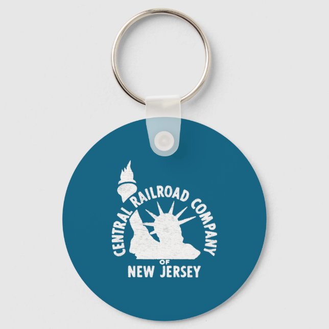 Central Railroad Of New Jersey _1  Keychain (Front)