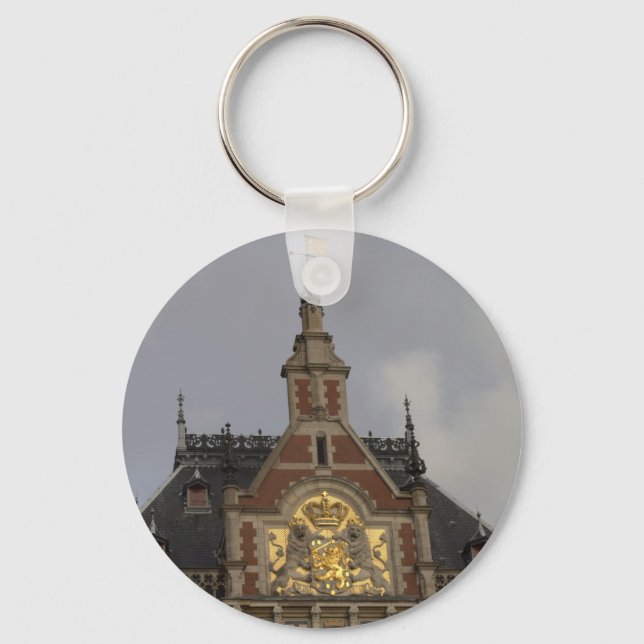 Central Station, Amsterdam Keychain (Front)