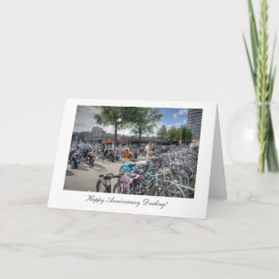 Central Station Bicycles, Happy Anniversay Darling Card