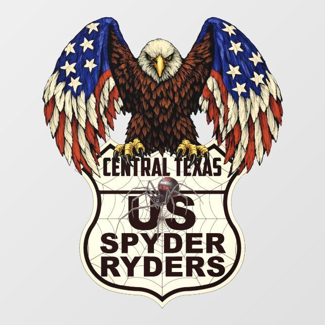 Central Texas Chapter - Decal Eagle Logo (Sheet)