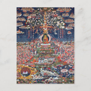 Central Tibet Amitabha, the Buddha of the Western Postcard