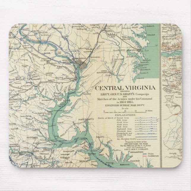 Central Virginia 18641865 Mouse Pad (Front)