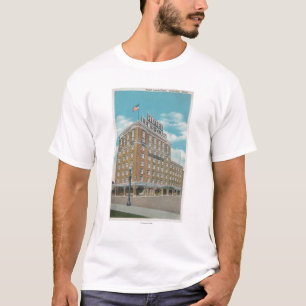 Centralia, WA - View of Hotel Lewis-Clark T-Shirt