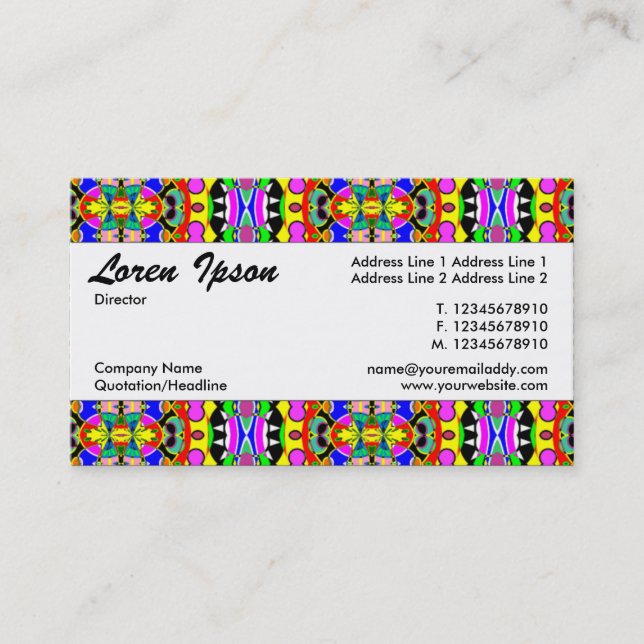 Centre Band 054 Business Card (Front)