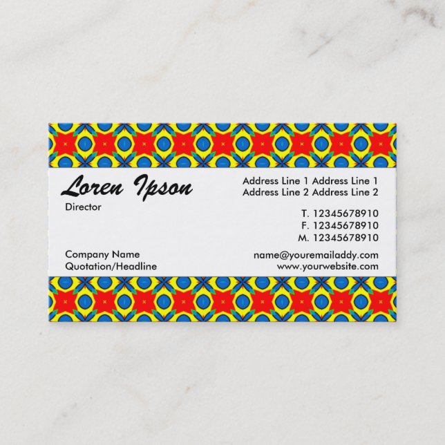 Centre Band 057 Business Card (Front)
