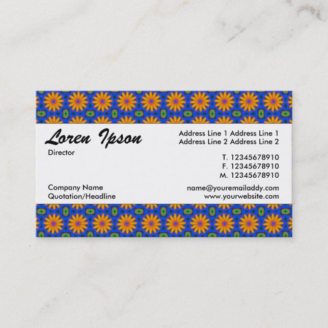 Centre Band 073 Business Card (Front)