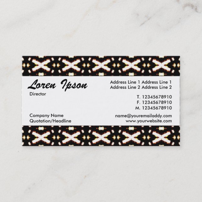 Centre Band 075 Business Card (Front)