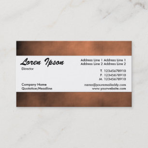 Centre Band 091 Business Card