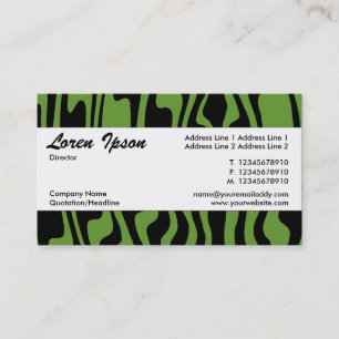 Centre Band 106 - Green (669933) Business Card