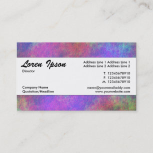 Centre Band 107 Business Card