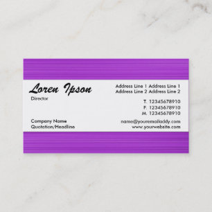 Centre Band 118 Business Card