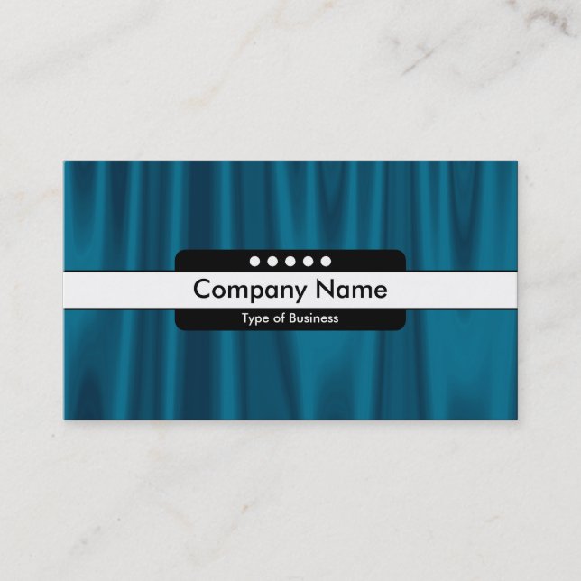 Centre Band 5 Spots - Drapery 01 Business Card (Front)