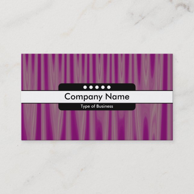 Centre Band 5 Spots - Drapery 06 Business Card (Front)