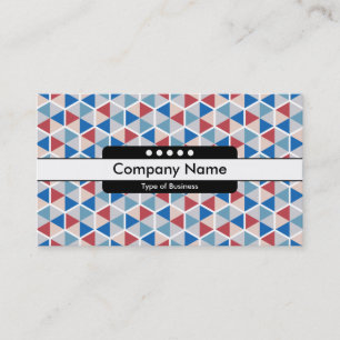Centre Band 5 Spots - Hexagon Pattern 05 Business Card