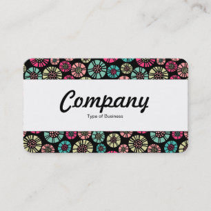 Centre Band - Abstract Flowers 031023 Business Card