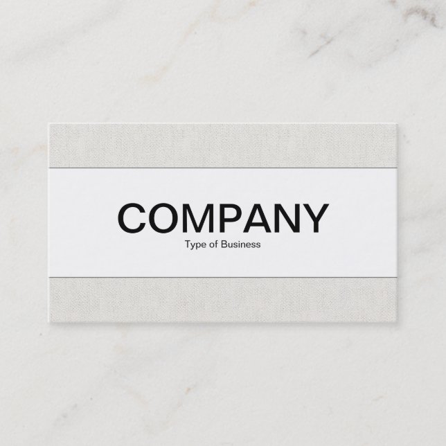 Centre Band  - Canvas Look Business Card (Front)