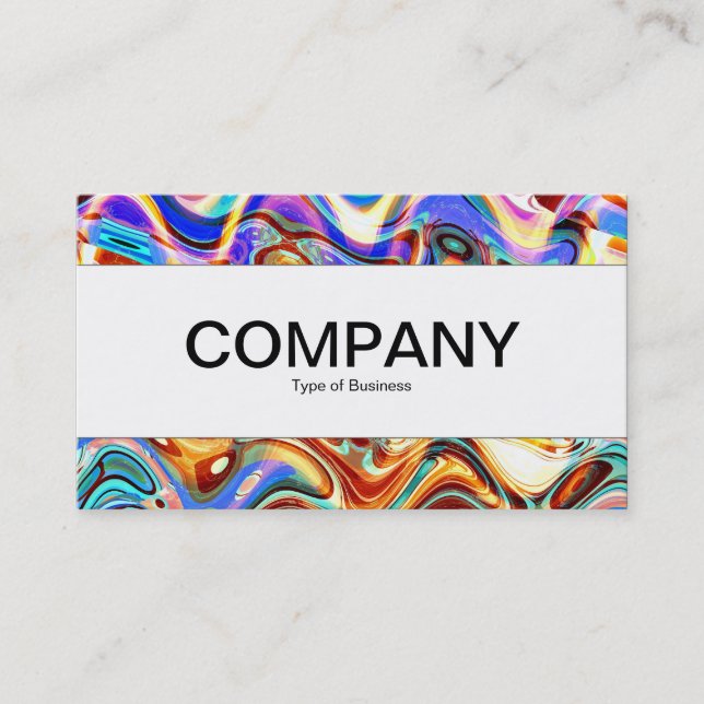 Centre Band  - Colour Mix 02 Business Card (Front)