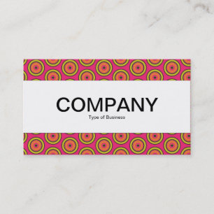 Centre Band  - Colourful Circles 06 Business Card