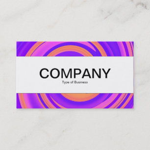 Centre Band (edged) - Abstract Swirl 250816 - 01c Business Card