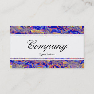 Centre Band (edged) - Fractal Abstract 061012a Business Card