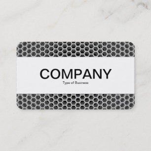 Centre Band (edged) - Honeycomb Business Card