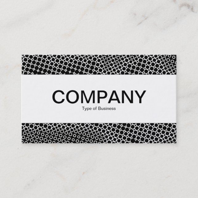 Centre Band  - Extreme Half Tone Business Card (Front)