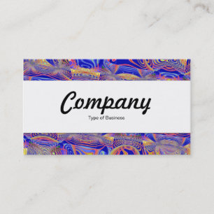 Centre Band  - Fractal Abstract 061012a Business Card