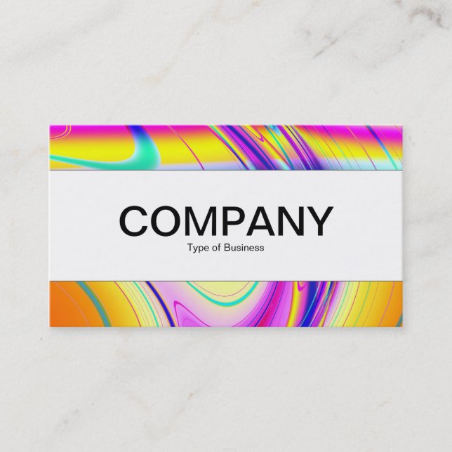 Centre Band  - Fractal Abstract 061012f Business Card (Front)