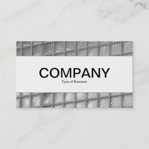 Centre Band  - Glass Wall 02 - Black and White Business Card