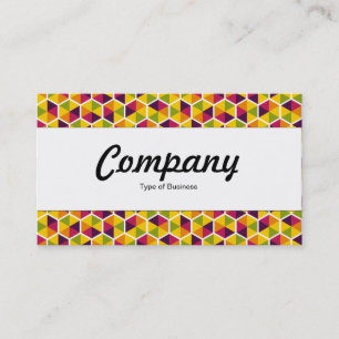Centre Band - Hexagon Pattern 01 Business Card